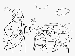 God spoke to moses from a burning bush and told him he was to go to the egyptian pharaoh and tell him to release god's people, the hebrew slaves. 12 Numbers Moses And Burning Bush Coloring Page Printable Hd Png Download Kindpng