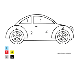 Just married auto ausmalbild malvorlage auto. Tolle Malen Nach Zahlen Auto Kostenlose Ausmalbilder