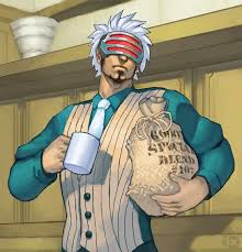 Godot Likes Coffee By One2hit On Deviantart Anime Motivational Posters Apollo Justice Anime