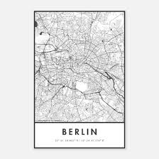 Sie können die blaue karte eu nur bekommen, wenn sie genug verdienen. Berlin Karte Stadtplan Citymap Landkarte Poster Spreadshirt