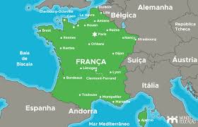 A capital da frança é paris, e tem 2.2 milhões de habitantes. Franca Mapa Bandeira Populacao Curiosidades Mundo Educacao