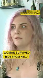 Allison Smith thought she was receiving an act of kindness when strangers  offered to help cover her tab. But what unfolded was a harrowing ‘ride from  hell.’ , The incident began