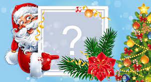 Metti La Tua Foto Preferita In Questa Bella Cornice Di Babbo Natale Effetti Fotografici Foto Cornici