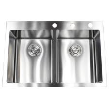 We did not find results for: 33 Inch 15 Mm Top Mount Drop In Stainless Steel Double Bowl 50 50 Kitchen Sink On Sale Overstock 11100004