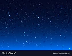 Night sky stars in sky Royalty Free Vector Image