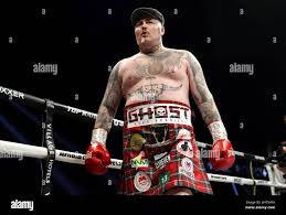 Jay McFarlane before the Scottish Heavyweight bout against Nick Campbell at  the OVO Hydro, Glasgow. Picture date: Saturday February 26, 2022 Stock  Photo