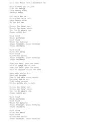 Jelaskanlah apa kau mahu, kan ku sedia menunggu. Lirik Knock Knock