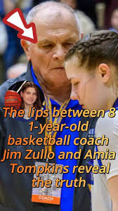 No wonder 81-year-old basketball coach Jim Zullo issued an urgent apology  after his bizarre lip exchange with Amia Tompkins revealed a heartbreaking  truth!#usa#fyp#celebrities#foryou#tiktok#hollywood#...