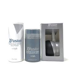Xfusion Hair Fiber Combo Hair Fibers Pump Holding Spray Ideal Barber Supply