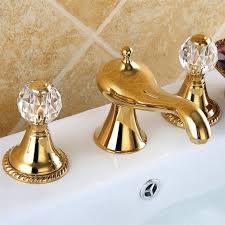 Indulge yourself with victorian high spoutindulge yourself with victorian high spout designed faucet. Buy Molino Bathroom Widespread Lavatory Sink Faucet Crystal Handles Mixer Tap Gold Clour Online Molino De Sink Molino Para Sink Crystal Faucet Handles