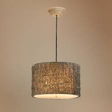 Kouboo's cane rib mesh ball pendant lamp exemplifies the beautiful hand made artisan products we have produced for so many years. Naturals Knotted Rattan Pendant Chandelier 70754 Lamps Plus Pendant Chandelier Rattan Pendant Chandelier