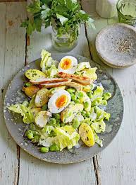 Salade De Pommes De Terre Et Poulet œuf Mollet Recette Salade Pomme De Terre Salade Pomme Pomme De Terre
