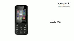 Nokia 208 (Black) : Amazon.in: Electronics