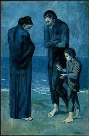 Pablo ruiz y picasso) wird als sohn des malers josé ruiz blasco und dessen frau maría picasso lópez in málaga geboren. Blue Beach Picasso Blaue Periode Kunst Picasso Picasso Gemalde