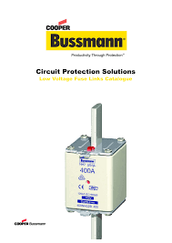 Bussmann Low Voltage Fuses And Bs88 Range Manualzz Com