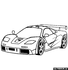 This drawing was made at internet users' disposal on 07 february 2106. Mclaren F1 Coloring Page Free Mclaren F1 Online