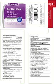 DE LA CRUZ GENTIAN VIOLET- gentian violet tincture