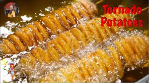 Working in a spiral motion from one side to the other, hold a sharp, thin knife at an. à¤¸ à¤ª à¤¸à¤² à¤†à¤² à¤° à¤¸ à¤ª Tornado Potatoes Spiral Fried Potato Street Food Of Nepal Potato Fries Youtube