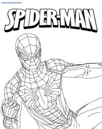 How to draw iron spider avengers infinity war drawing tutorial. Spiderman Coloring Pages Free Coloring Pages