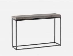 Kaia Console Table With Grey Concrete Top Grey Gray Console Table Console Table Modern Accent Tables