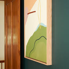 The thicker canvases are a sheet of canvas stretched over a wooden frame. How To Make Your Own Canvas Float Frame The Sweet Beast