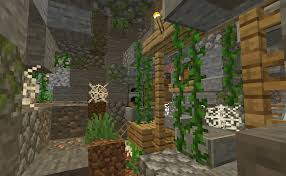 Experiment to see which other objects work as decorations. Just Doing Some Decoration In The Mine I Did It On Survival Mode Minecraft