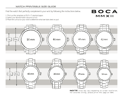 mens wrist watch size chart bedowntowndaytona com