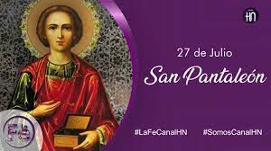 San pantaleón fue un hombre que a los 29 años de edad dio su vida por cristo. Canal Hn La Fe 27 De Julio San Pantaleon Youtube