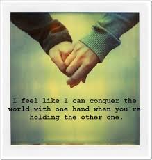 I hear footsteps and four's hands wrap around my. Quotes About Holding Hands 95 Quotes