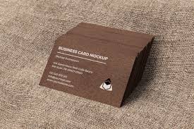 Kraft Paper Business Card Mockup Business Card Mock Up Business Cards Kraft Paper