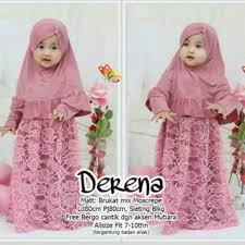 Size 1 berarti untuk umur kurang lebih 1 tahun, size 2 untuk umur kurang lebih 2 tahun, dan seterusnya. Gamis Syar I Anak Brukat Derena Usia 4 5 6 Tahun Baju Muslim Anak Baju Gamis Brukat Shopee Indonesia