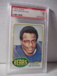 Walter payton 1976 topps rookie card rc psa 7 chicago bears hof. 1976 Topps Walter Payton Rc Psa Graded Nm 7 Football Rookie Card 148 Walter Payton Football Football Cards