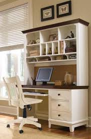 Sauder harbor view computer desk with hutch salt oak this piece of furniture is an ideal element designed for use in the home office. Pin On Office Home