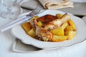 как приготовить курицу с картошкой в духовке на противне Kurica Na Protivne V Duhovke S Kartoshkoj Recept S Foto Poshagovo I Video 1000 Menu