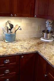 Granite Is A Highly Durable All Natural Rock Which Creates From Within The Mid Cherry Cabinets Kitchen Granite Countertops Kitchen Cherry Wood Kitchen Cabinets