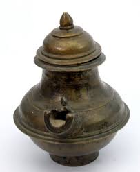 Maybe you would like to learn more about one of these? Brown 19c Old Rare Antique Hand Crafted Unique Brass Pooja Oil Pot G7 177 Id 21974035473