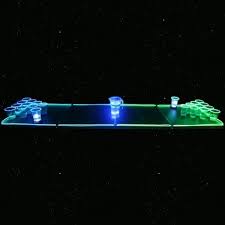 Glowpong Glowing Game Table Petagadget Table Games Glow Games Beer Pong Party