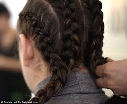 Here are 30 different braided hairstyles to get you out of your topknot rut. Can A Self Proclaimed Plain Jane Really Pull Off Kim Kardashian S Boxer Braids Daily Mail Online