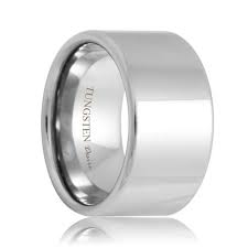 Jersey City Flat 12mm Extra Wide Tungsten Wedding Band Thick Wedding Bands Tungsten Wedding Bands Mens Wedding Bands Tungsten