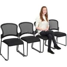 Interion 8482 Mesh Back Stacking Chair With Fabric Upholstered Seat Pkg Qty 4 Upholstered Seating Stacking Chairs Chair