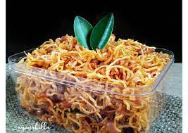 Keripik sanjai or keripik sanjay (jawi: Resep Balado Kering Bihun Yang Gurih