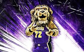 The lakers have never had an official mascot. Download Wallpapers 4k Bailey Grunge Art Mascot Los Angeles Lakers Abstract Art Nba Creative Usa Los Angeles Lakers Mascot Nba Mascots Bailey Los Angeles Lakers Official Mascot Bailey Mascot For Desktop Free