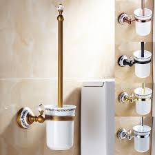 Beschläge an türen und ornamente an den möbelstücken werden sehr häufig aus. Wc Burstenhalter Antik Messing Badezimmer Garnitur Mit Grosser Auswahl