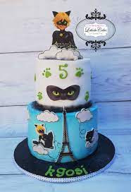 Chat Noir From Miraculous Lady Bug Torte