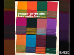 Naidu online shop, chennai, tamil nadu. Dance Practice Sarees Youtube