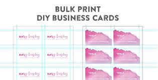 Create a new business card Bulk Print Diy Business Cards Using Illustrator