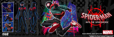 Click here for proposition 65 warning. Spider Man Into The Spider Verse Miles Morales Figure By Sentinel The Toyark News