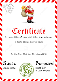 Printable santa certificate creative images. Nice List Certificate Template Free Printable Santa S Nice List Certificate An Incredible Certificate Template Word Users Are Able To Use Is Always Useful
