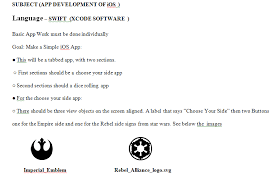 Tell me if you like it, dan@danreed.net or @danreedx86 on twitter. Subject App Development Of Ios Language Swift Chegg Com