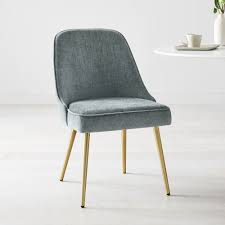 Save £30.00 (19%) add to basket. Mid Century Upholstered Dining Chair Metal Legs